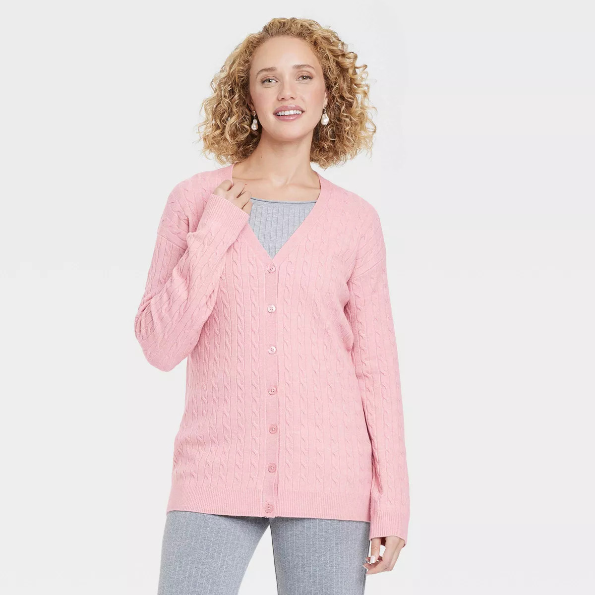 Women's Cable Cardigan - A New Day™ | Target