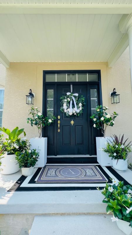 Dress your front porch with me for Spring!! Shop all my porch decor finds below and be that neighbor on the block that stands out!😁

Outdoor topiary
Amazon outdoor 
Amazon finds 
Easter porch 
Easter decor
Spring decor 
Outdoor/Indoor faux flower trees
Outdoor faux trees 
Outdoor planters 
Outdoor front door mats 
Outdoor wreath 
Door mat
White dress
Greenery 
Front door ideas 
Outdoor decor 
White Eyelet dress 
Summer dresses 
Spring dresses
White planters 
Amazon Finds
Faux greenery
Porch design 
Porch styling ideas 
Outdoor entertainment 


#LTKSeasonal #LTKSpringSale #LTKVideo