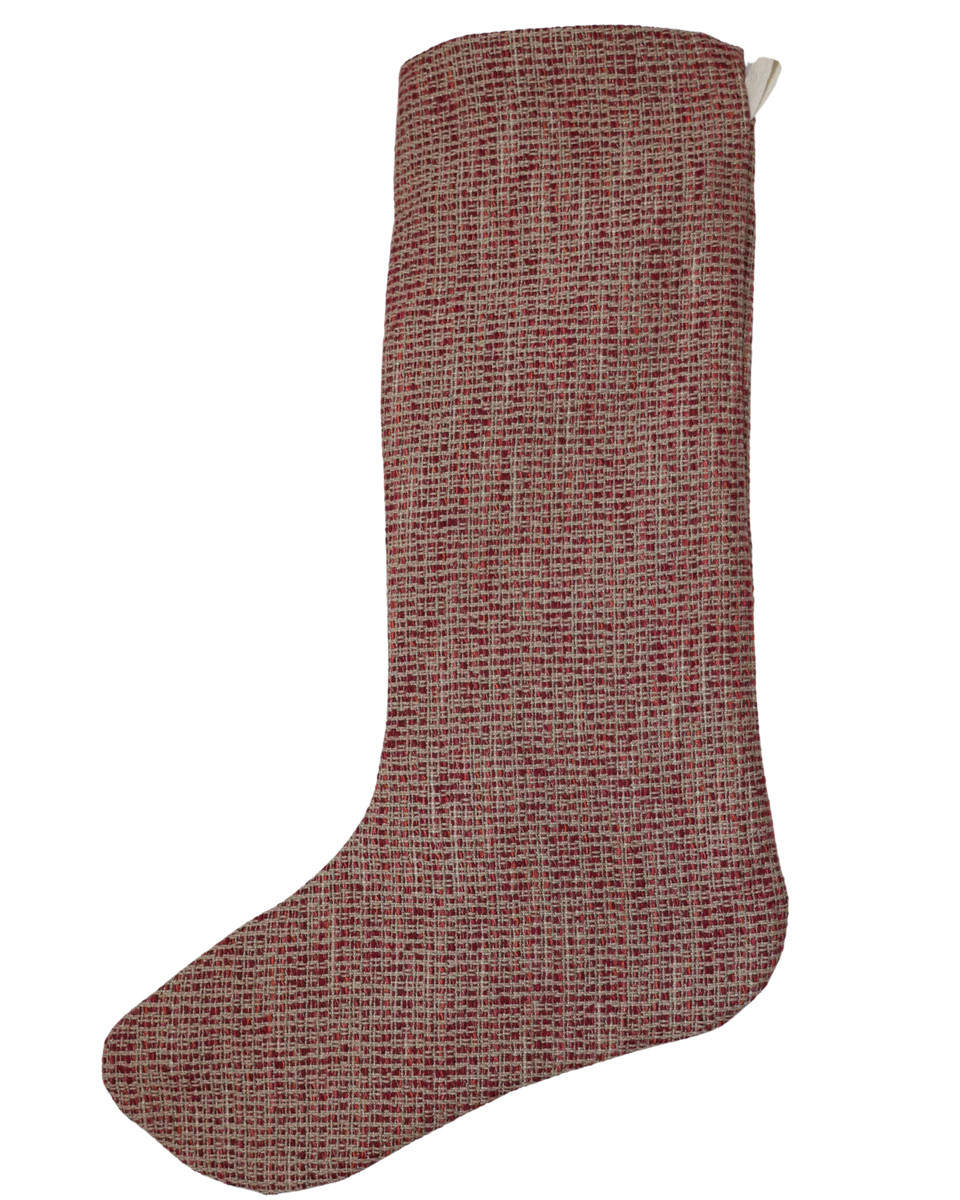 Veiling Brick | Small Minimal Christmas Stocking | Hackner Home (US)