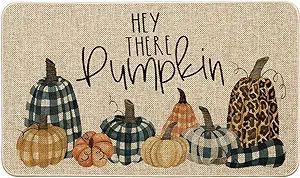 Artoid Mode Hey There Pumpkin Decorative Doormat, Fall Autumn Thanksgiving Harvest Vintage Low-Pr... | Amazon (US)
