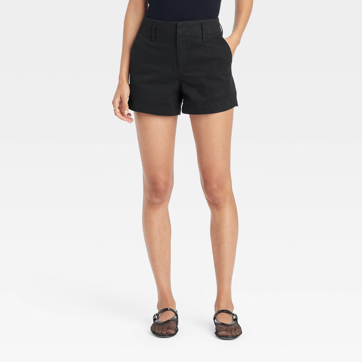 Women's High-Rise Chino Shorts - A New Day™ | Target