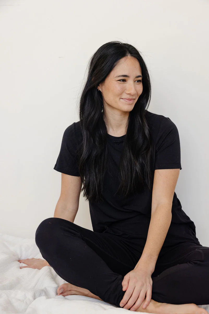 Jogger Set in Black *PREORDER* | Plain Jane