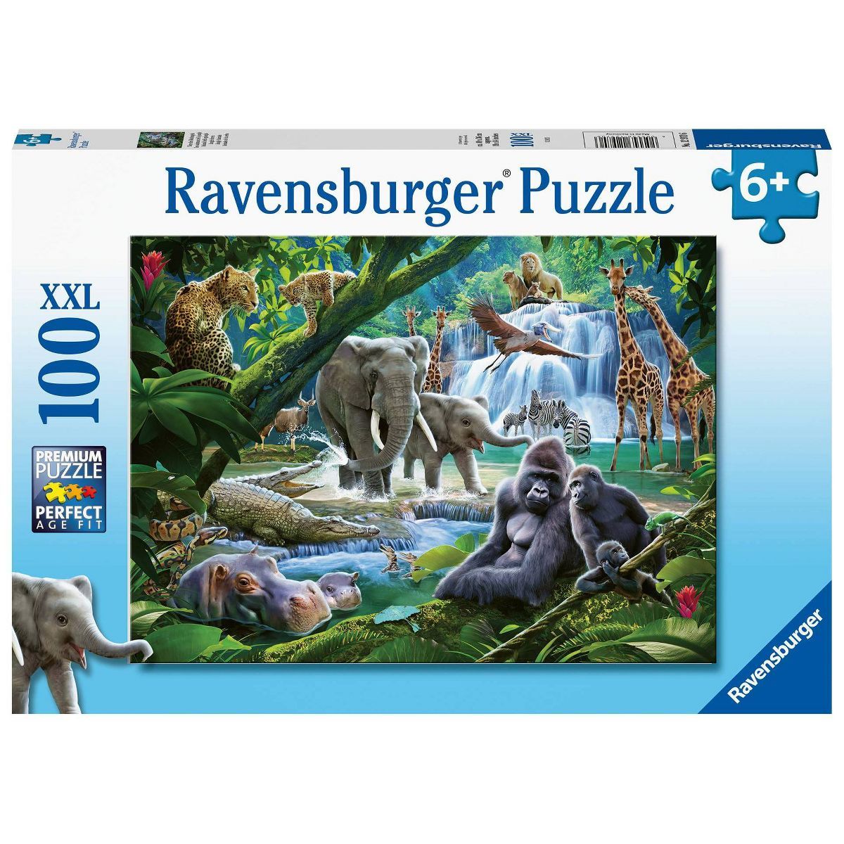 Ravensburger Jungle Animals XXL Jigsaw Puzzle - 100pc | Target