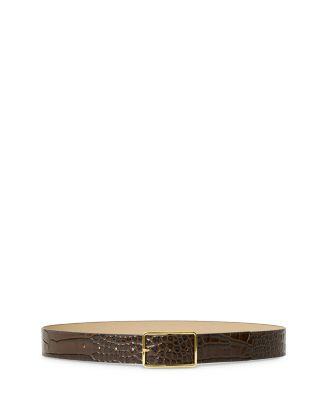 Women's Milla Croc Embossed Belt | Bloomingdale's (US)
