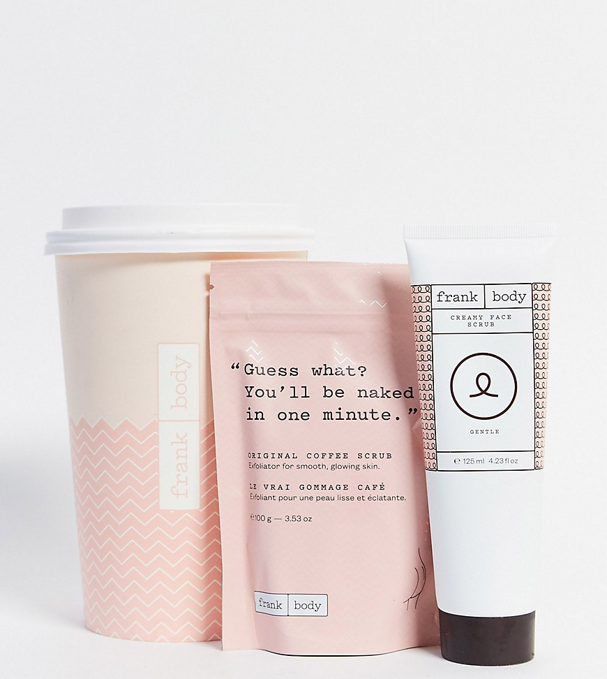 Frank Body Coffee Cup Babeachino - Original Coffee Scrub & Creamy Face Scrub Set-No Colour | ASOS (Global)