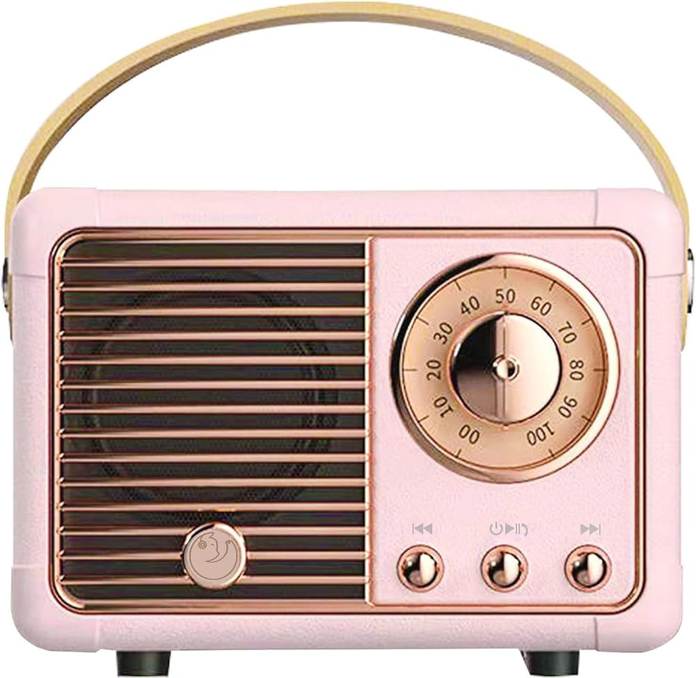 Retro Bluetooth Speaker, Wireless Vintage Small Speaker, Hands-Free Call,400mA Battery,TF Card,Au... | Amazon (US)