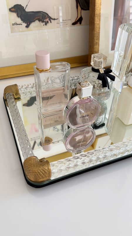 This gorgeous vanity tray would make a lovely Mother’s Day gift! 💖 Chanel perfume ysl aerin rose lucite tray 

#LTKHome #LTKSaleAlert #LTKFindsUnder100