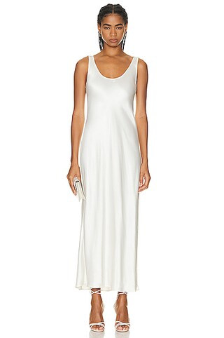 Satin Tank Dress | FWRD 