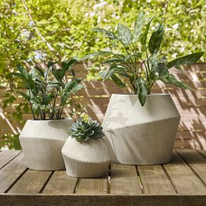Mavis Ceramic Indoor/Outdoor Planters | West Elm (US)