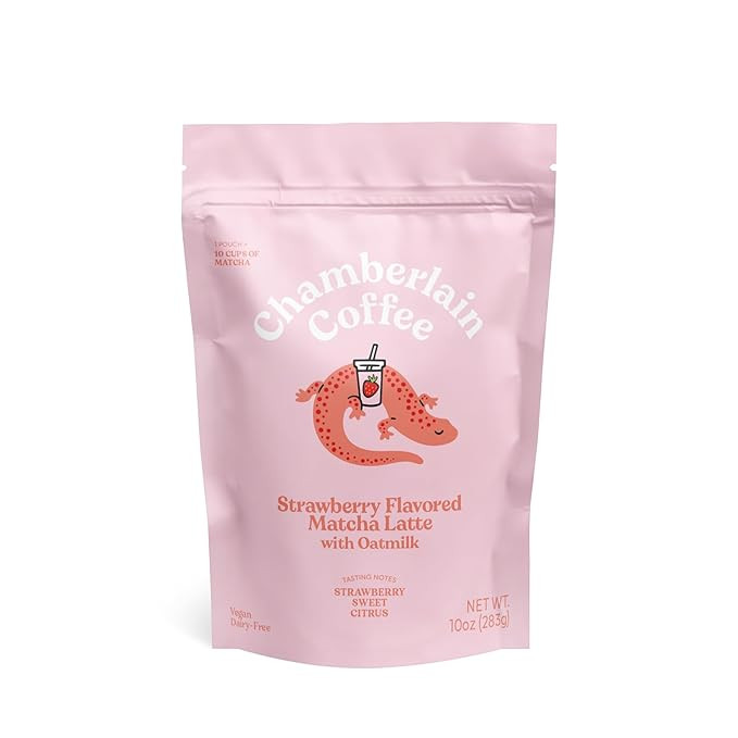Chamberlain Coffee, Matcha Latte Strawberry, 10 Ounce | Amazon (US)