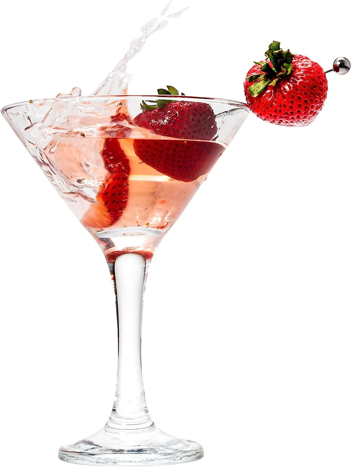 Vikko 6 Oz Martini Glasses Stemmed Cocktail Glasses 6-Pc Drinking Glass Set - Walmart.com | Walmart (US)