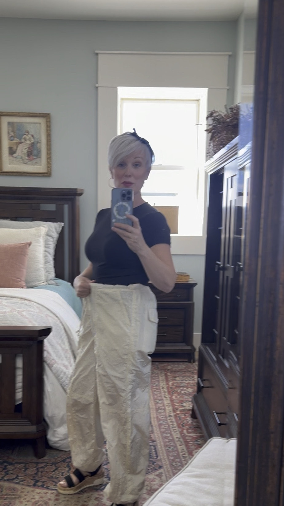Love these parachute style pants from Target! So cute! These will definitely be my travel/Thanksgiving pants! #casualwear #comfy #over50 

#LTKFindsUnder50 #LTKTravel #LTKOver40