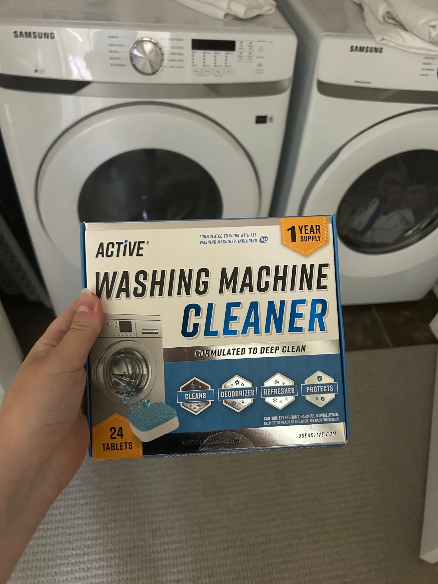 These washing machine cleaner tablets save our front load washer from all the smells! 

Home finds, laundry finds, laundry, laundry room, Amazon must haves, cleaning, cleaning must haves clean home 