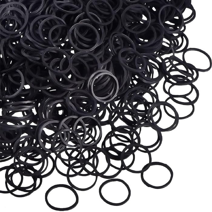 Hicarer 1000 pcs Mini Rubber Hair Bands 1/2 Soft Elastic Bands for Woman Hair Braids Ponytails & ... | Amazon (US)