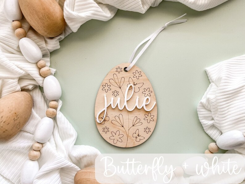 Easter Basket Tags, Basket Name Tag Personalized, Easter Gift for Kids, Easter Gift Basket, Easte... | Etsy (US)