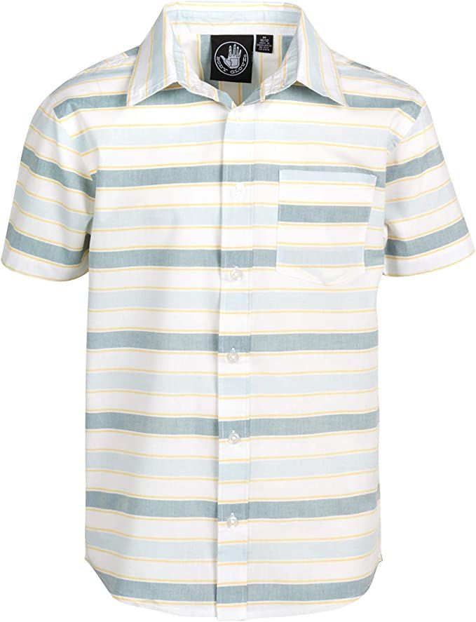 Body Glove Boys Short Sleeve Button Down Summer Beach Shirt | Amazon (US)