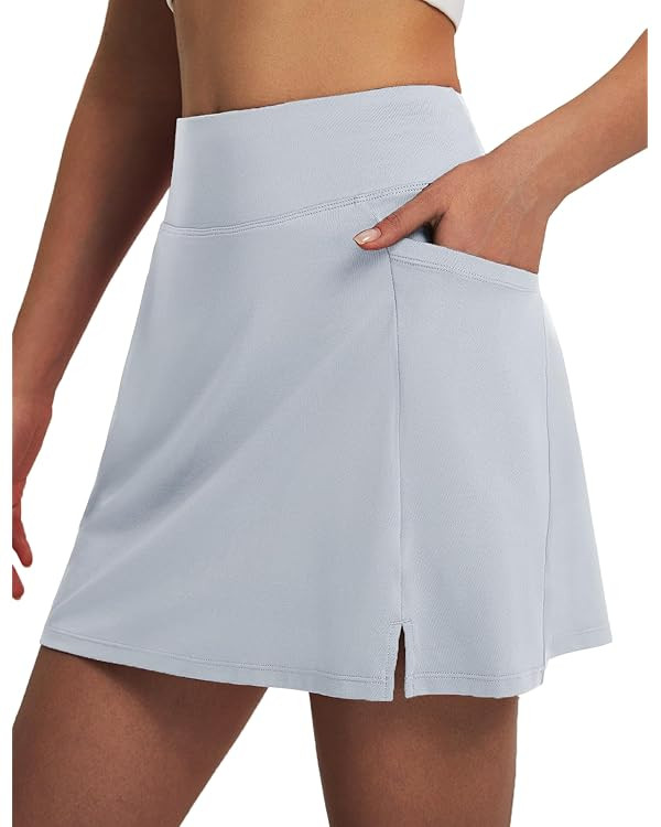 baleaf Women's 16" Golf Skorts Skirts 5 Pockets High Waisted Stretchy Tennis Skirt Athletic Worko... | Amazon (US)