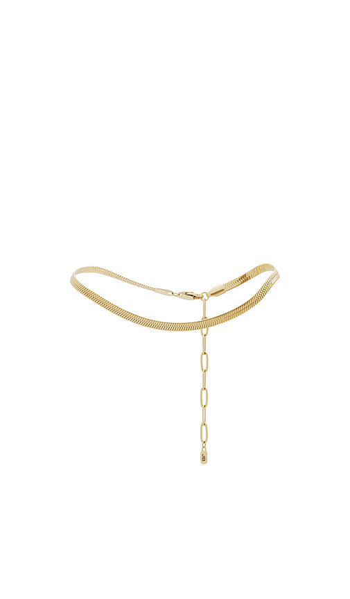 Jenny Bird Zeina Anklet in Metallic Gold. | Revolve Clothing (Global)