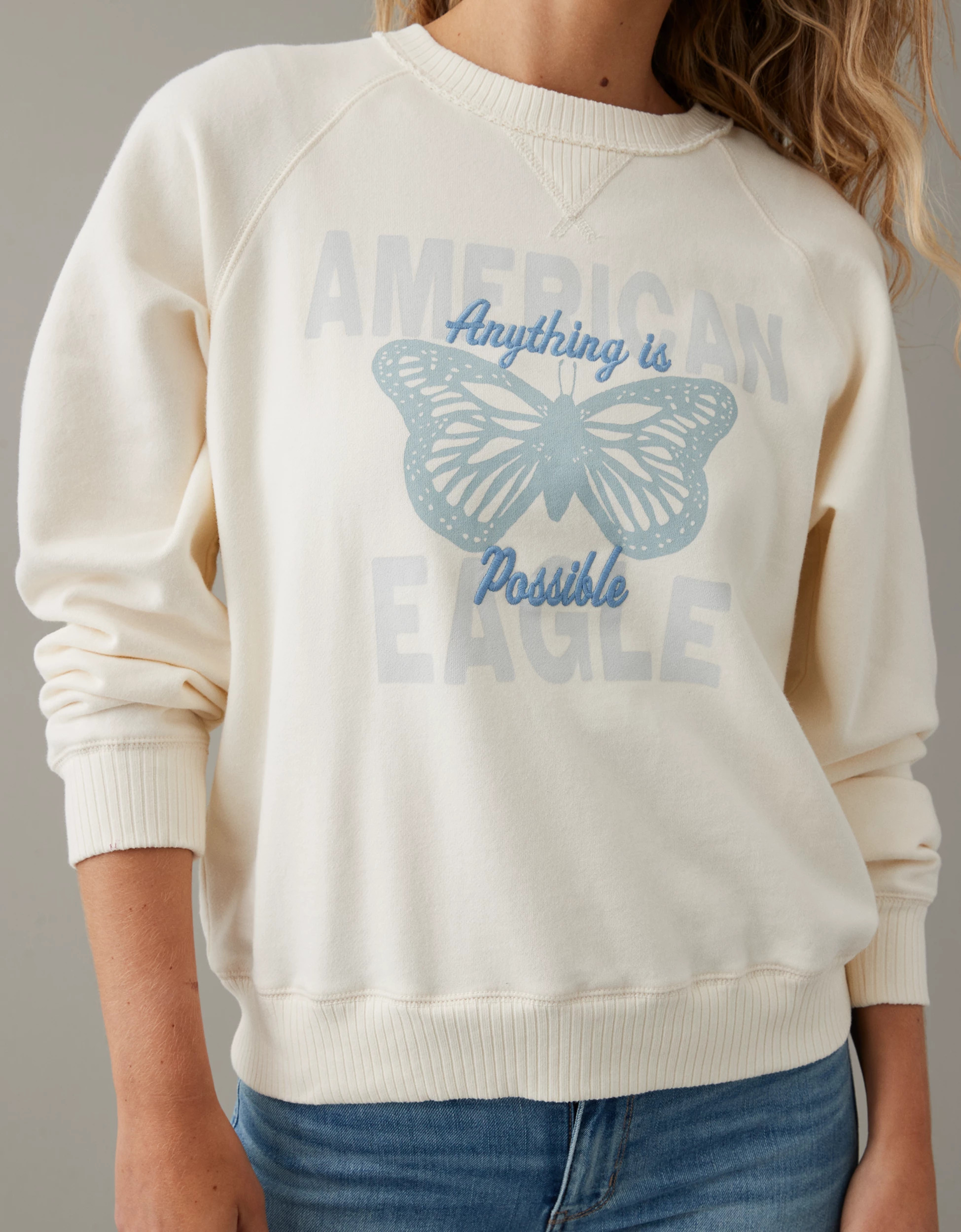 AE Funday Graphic Sweatshirt | American Eagle Outfitters (US & CA)