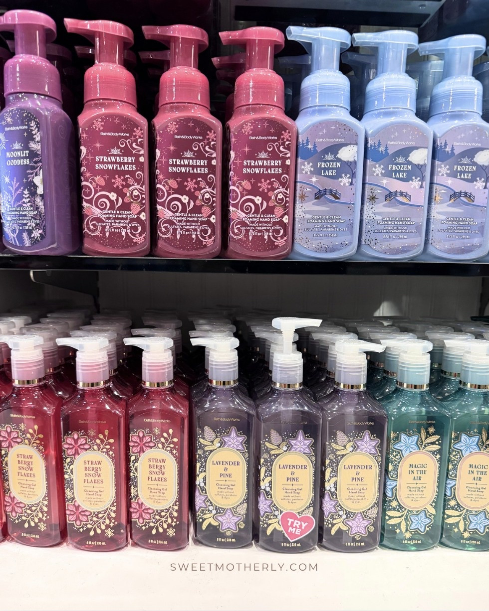 B&BW Semi-Annual Sale is live now with HALF OFF tons of hand soaps and sanitizers! Lots of soaps under $𝟰

luxury scented candles
clean burning soy candles
warm seasonal home scents
minimalist candle jars
essential oil diffusers
cozy fall and winter fragrances
neutral aesthetic home fragrance
long lasting candle favorites

#LTKHome #LTKSeasonal #LTKSaleAlert