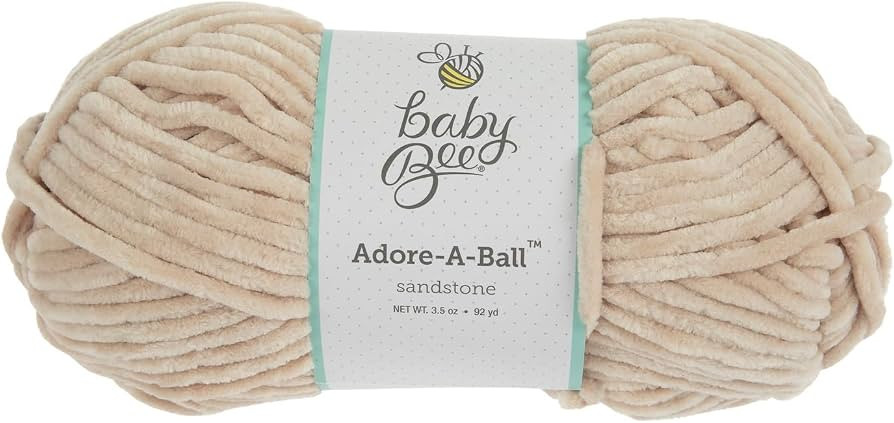 Hobby Lobby Baby Bee Adore-A-Ball Yarn- Bulky Yarn for Crocheting & Knitting – Soft Yarn Skein ... | Amazon (US)