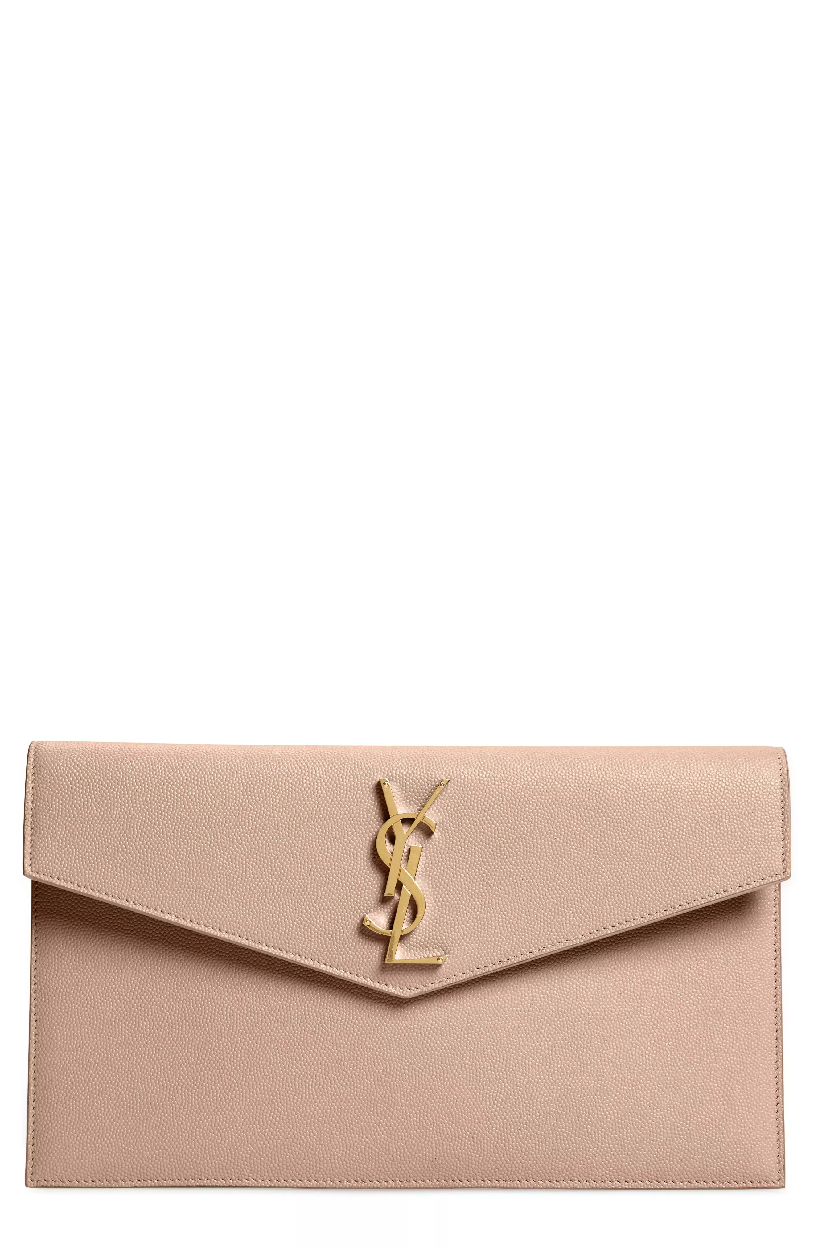 YSL UPTOWN POUCH IN DARK BEIGE, UNBOXING, FIRST IMPRESSIONS & WHAT FITS