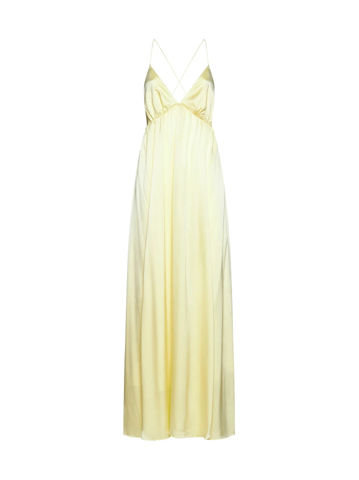 Zimmermann V-Neck Gathered Slip Dress | Cettire Global