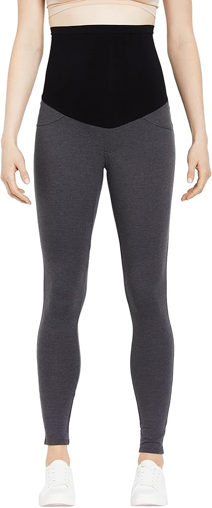 Motherhood Maternity Women's Maternity Light-Weight Full Length French Terry Secret Fit Belly Leg... | Amazon (US)