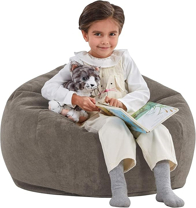 Nobildonna Stuffed Storage Bird's Nest Bean Bag Chair Cover (No Filler) for Kids and Adults. Extr... | Amazon (US)