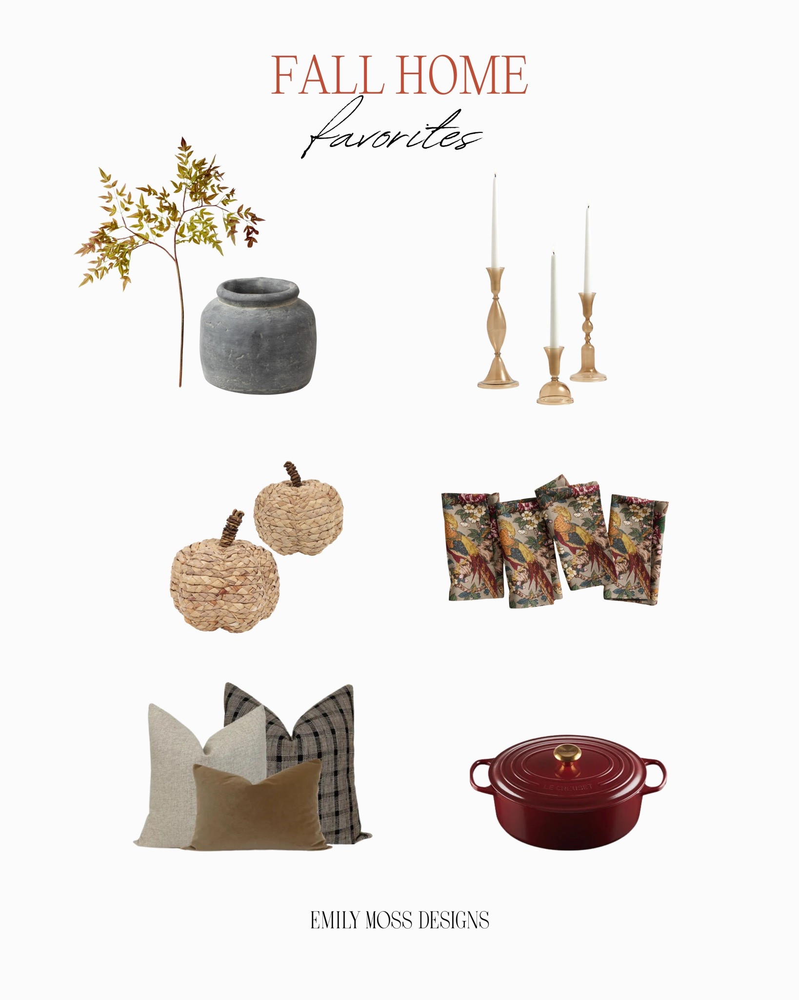 🍂 Fall home favorites 🏡✨ From timeless candleholders to cozy textiles and kitchen must-haves, these pieces bring warmth and texture to every corner of your home this season. Tap to shop our curated picks. 🤍

#LTKSeasonal