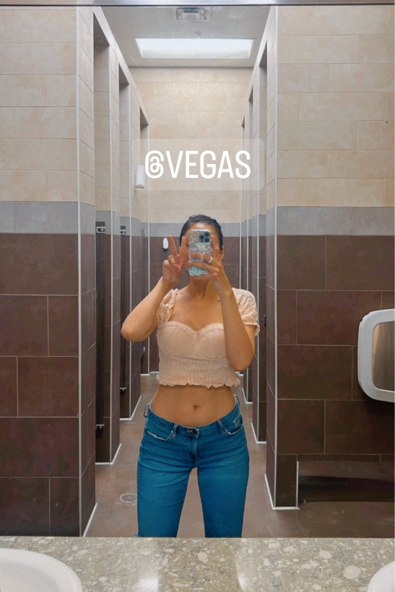 Vegas selfie 🤳 📸✌🏼

💓Pink lace crop top: (small)
Couldn’t find exact one,but linked similar ones that I 💖 
Jeans: medium 

#LTKtravel #LTKunder100 #LTKstyletip