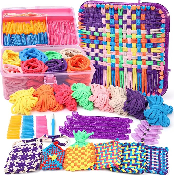 Weaving Loom Kit Toys Crafts - Arts and Crafts for Kids and Adults - Great Birthday Gifts for Gir... | Amazon (US)