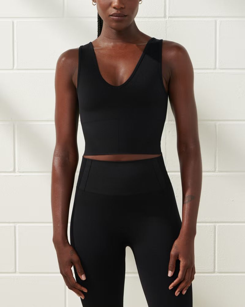 Women's YPB seamlessCORE V-Neck Slim Tank | Women's Active | Abercrombie.com | Abercrombie & Fitch (US)