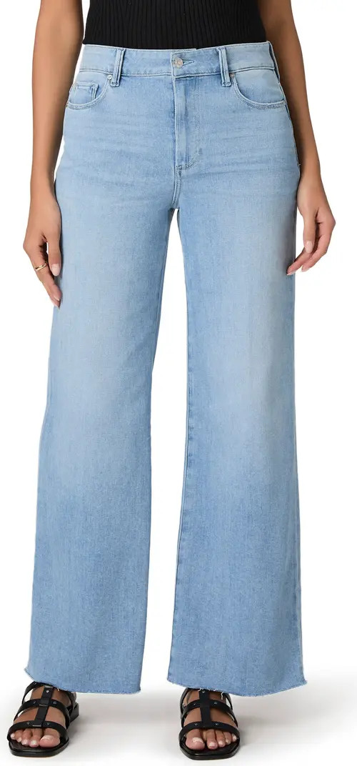 Anessa Raw Hem High Waist Wide Leg Jeans | Nordstrom
