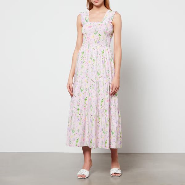 Olivia Rubin Women's Josie Midi Dress - Pink Garden Floral | Coggles (Global)