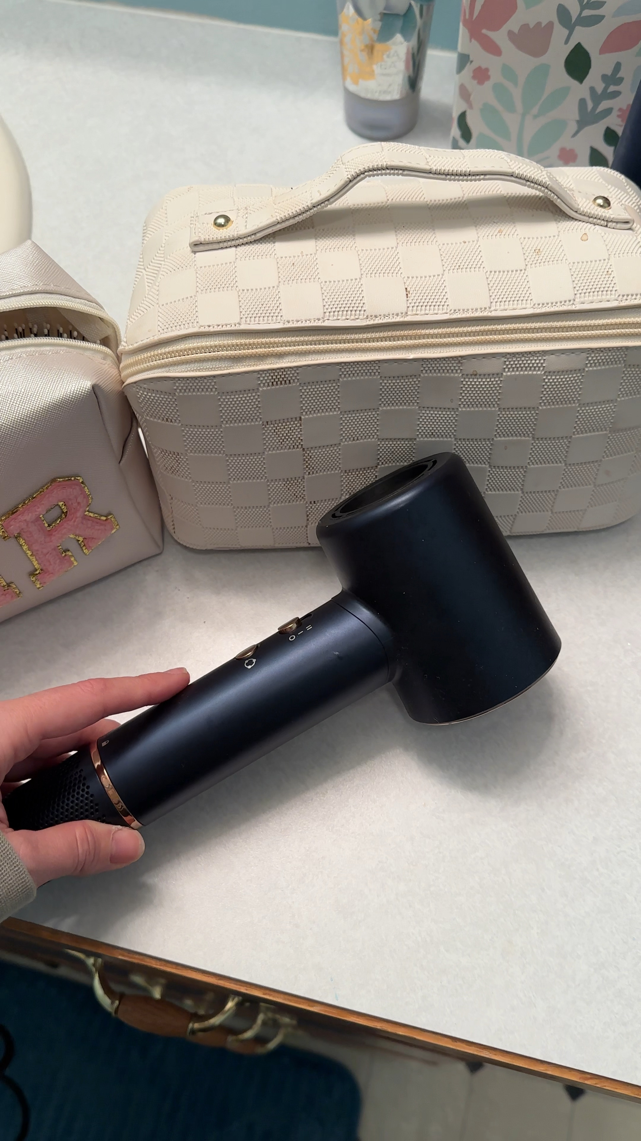 My fast airsonic hair dryer is super lightweight, compact and great for travel! I love how fast it dries my hair. It’s a dupe for the Dyson air sonic for way less $$. 

Linking my curling iron, hair bag, toiletry and makeup bags that I took on this trip below too! 

#ltkvideo #hairdryer #amazonfind

#LTKHoliday #LTKbeauty #LTKtravel