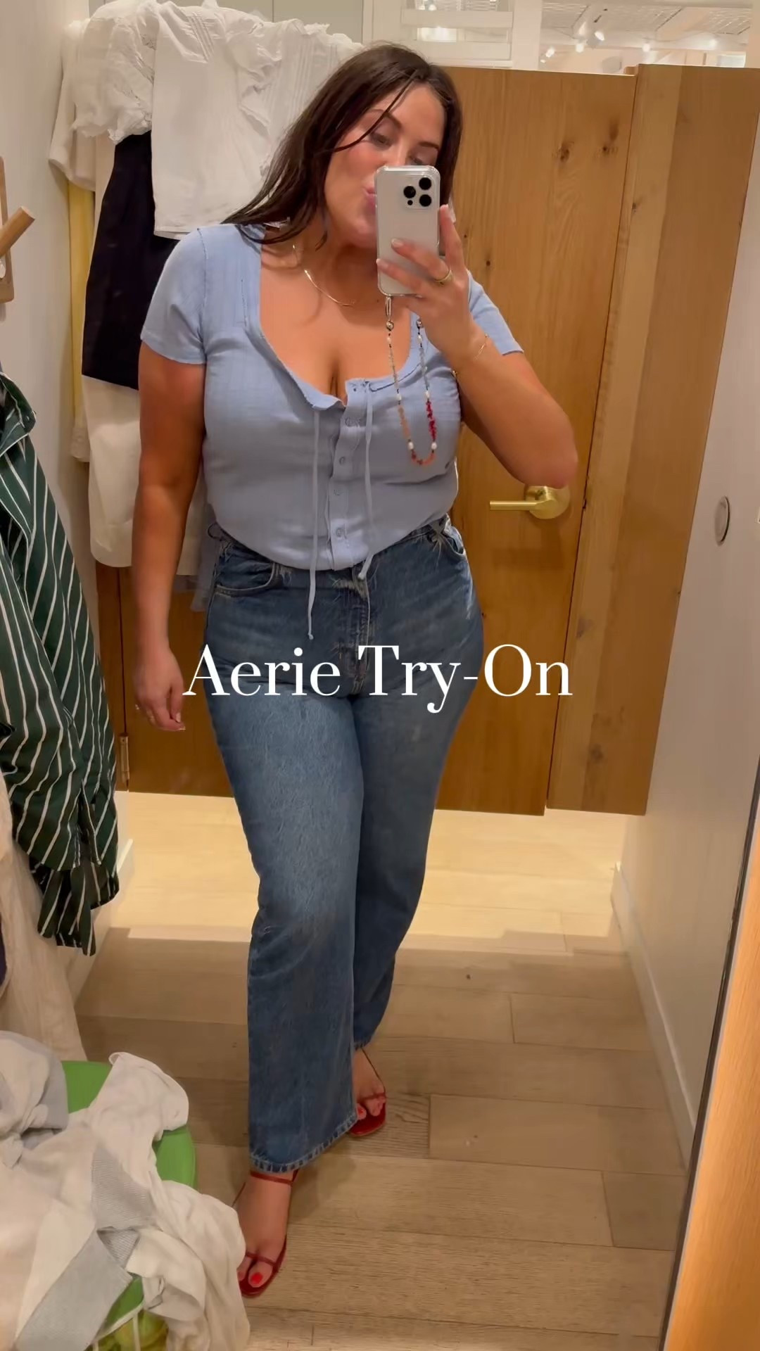 All the things I tried and loved at Aerie. All under $50! 

Sizing notes for anything not TTS: 
- Blue tee - I sized down. XXL could fit 16/18.
- Polo sweatshirt runs 2 sizes big. XXL could fit up to 22. 
- Size down in the drop waist blue dress for extra snatching. 
- Size down in pinstripe trousers - they run very large. XXL could fit up to 20. Also come in tall and short.
- Maxi skirts run a half size large. 
- Green button up runs large. 

Yellow dress, sweatshirt shorts, white blouse, blue crew neck sweatshirt run true to size. 



#LTKFindsUnder50 #LTKSpringSale #LTKSaleAlert