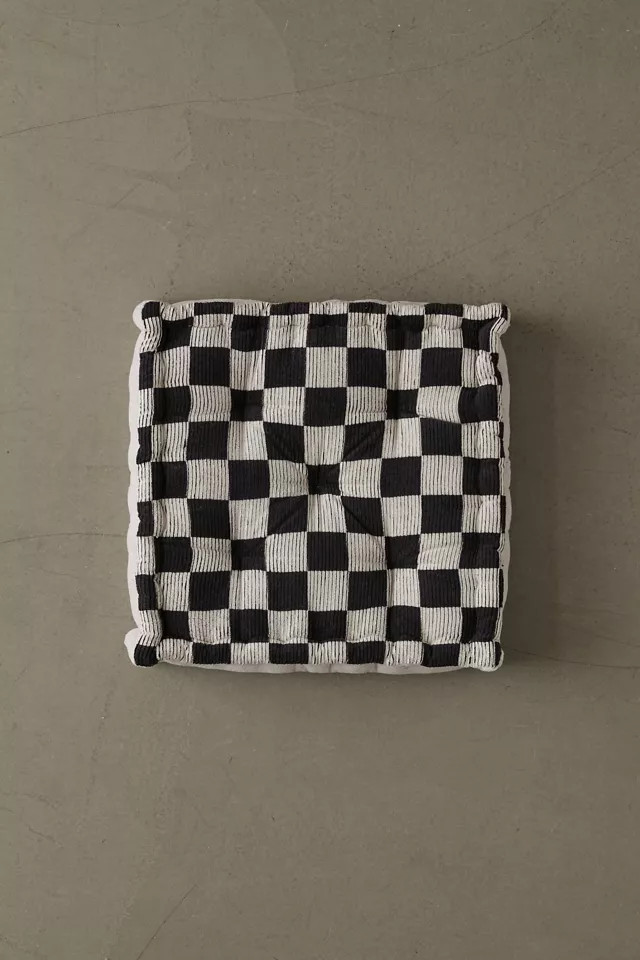 Checkerboard Floor Pillow | Urban Outfitters (US and RoW)