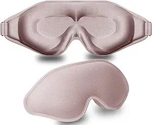 Sleep Mask, 3D Deep Contoured Eye Covers for Sleeping, 99% Block Out Light Eye Mask, Zero Eye Pre... | Amazon (US)