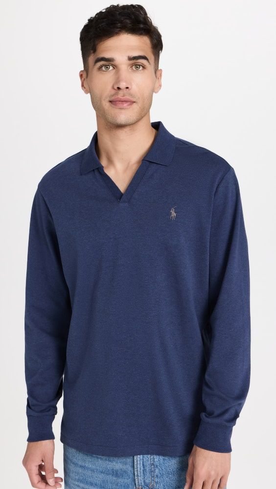 Polo Ralph Lauren Classic Fit Interlock Long Sleeve Polo | Shopbop | Shopbop