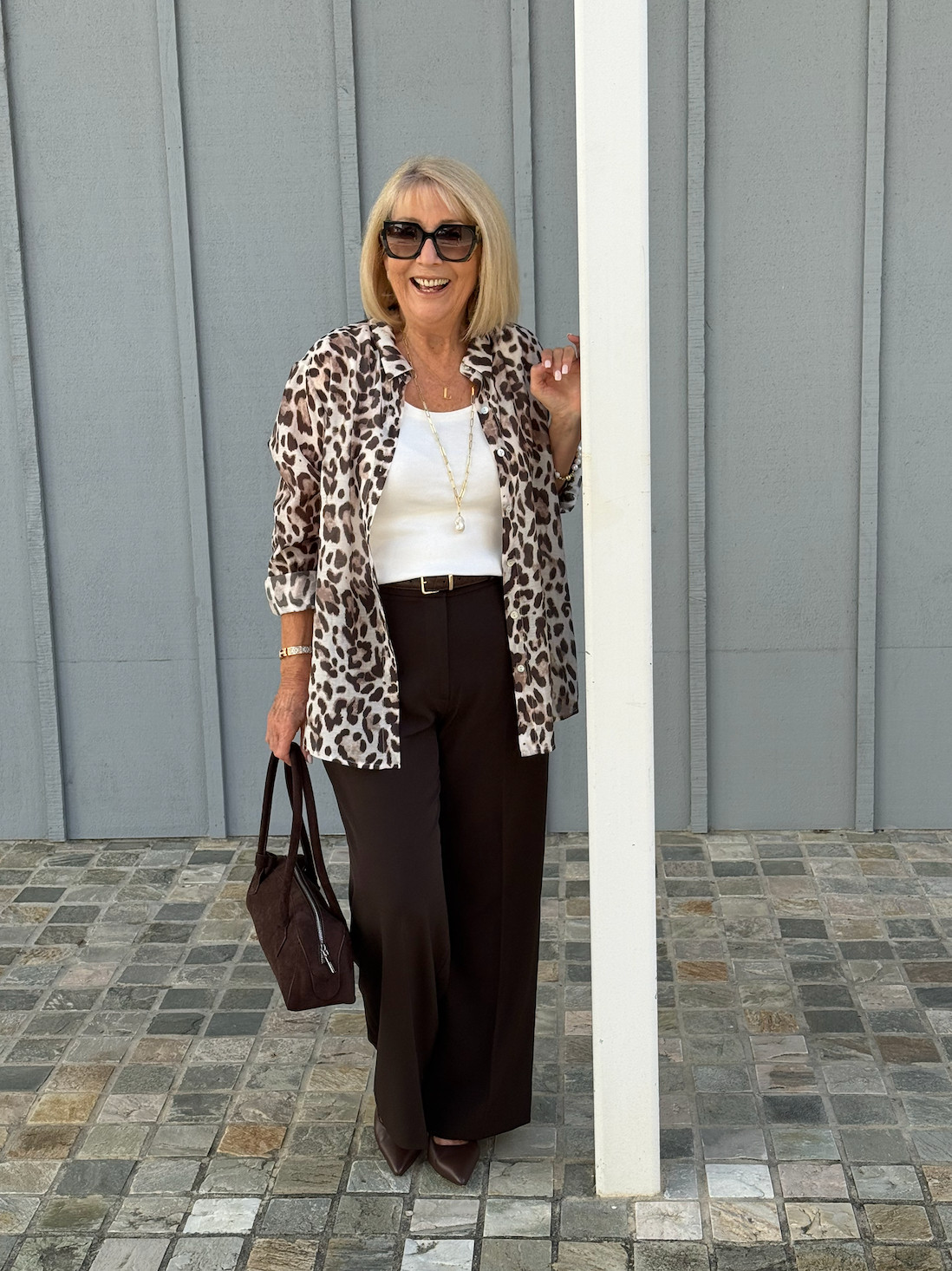 STYLING WITH LEOPARD! 🐆

LEOPARD spots with CHOCOLATE DROPS or are you more of a NEUTRALS girl?

#OOTD #AgelessStyle #StyleInspiration #StyleOver50 #BrisbaneStyle
 

 #LTKaustralia #LTKover50style #LTKstyletip