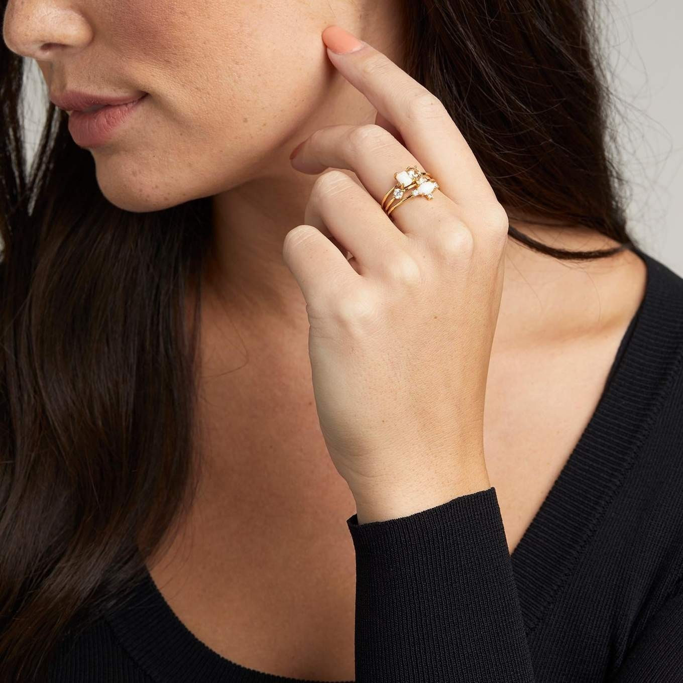 Hudson Ring Set (set of 3) | Gorjana