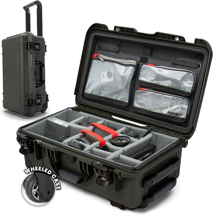 NANUK 935 Pro Photo Kit – Waterproof Travel Camera Hard Case with Padded Dividers and Wheels, 2... | Amazon (US)