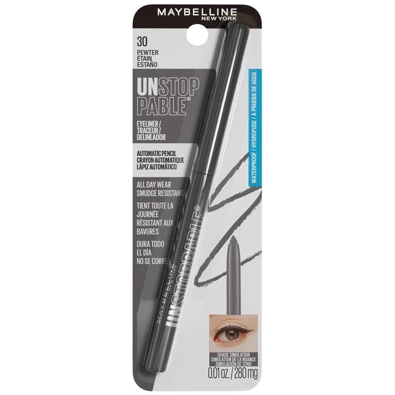 Maybelline Unstoppable Waterproof Eyeliner, Pewter | Walmart (US)