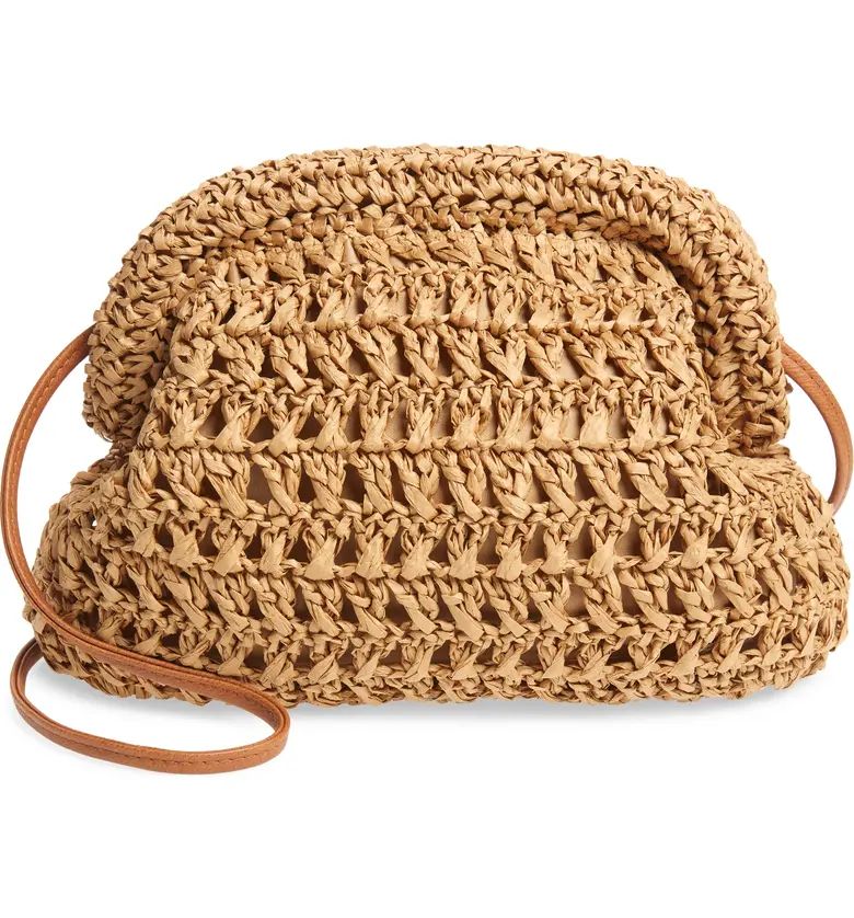 Clio Woven Straw Crossbody Bag | Nordstrom