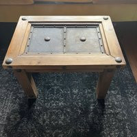 Vintage Mexican Made Segusino Wood & Metal End Table Coffee Table. Local Pickup Only | Etsy (US)