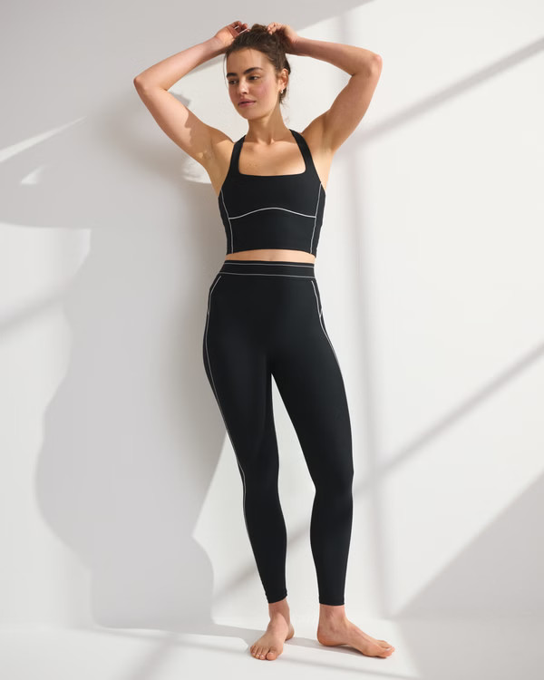 YPB sculptLUX Strappy-Back Tank | Abercrombie & Fitch (US)