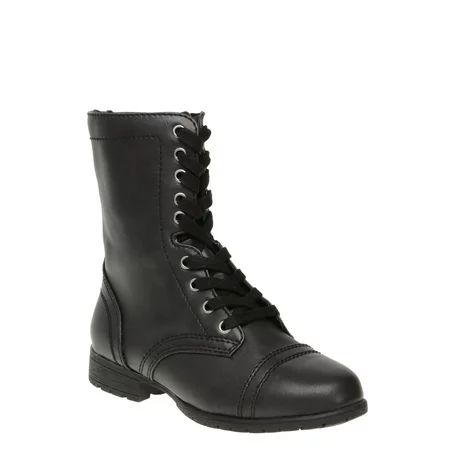 Women's Time and Tru Lace Up Boot | Walmart (US)
