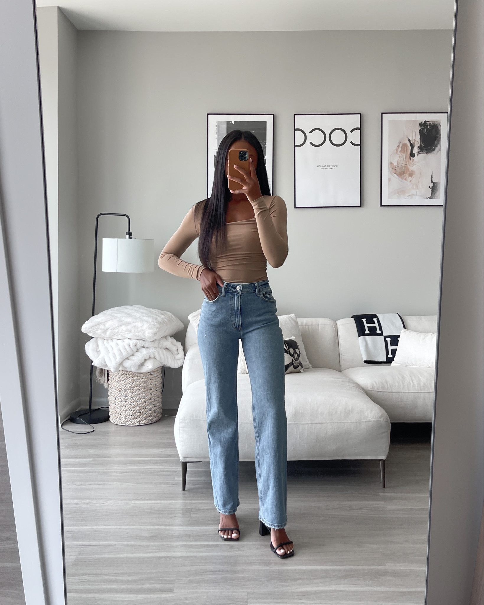 Bodysuit outfit for fall! I am wearing a small in this bodysuit. These jeans fit true to size. 

#LTKSeasonal #LTKunder100 #LTKstyletip