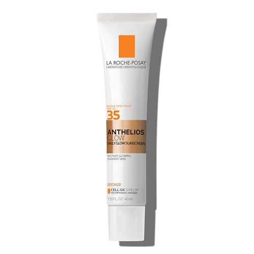 La Roche-Posay UV Glow Dark Sunscreen SPF 35, Glow Sunscreen for Face, Broad Spectrum Superior Protection, Lightweight Hydrating Formula, Enhances Immediate Radiance & Delivers All-Day Glow | Amazon (US)